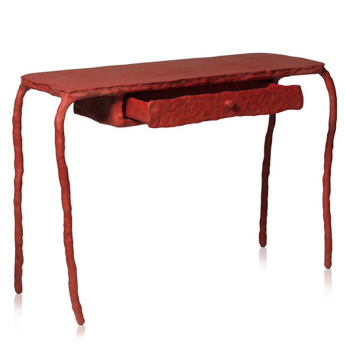Plain Clay Console With Drawer