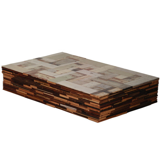 Waste Coffee Cube in Scrapwood