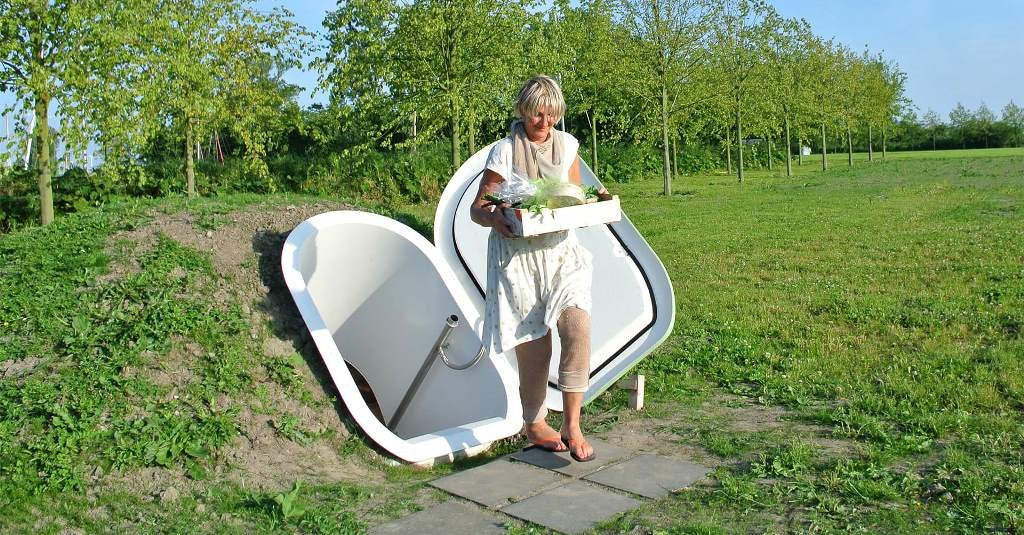 REFRIGERADOR NATURAL, DEL ESTUDIO WELTEVREE: GROUNDFRIDGE