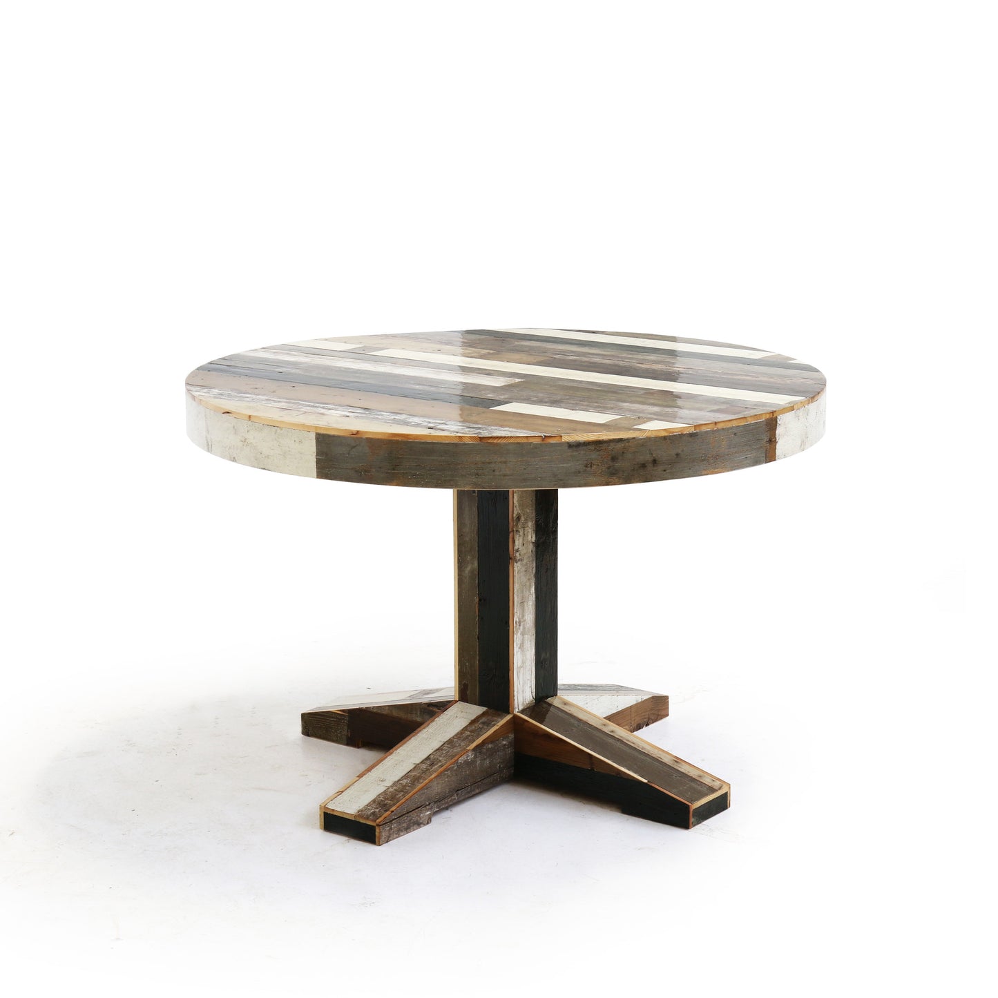 Canteen Table in Scrapwood - Round