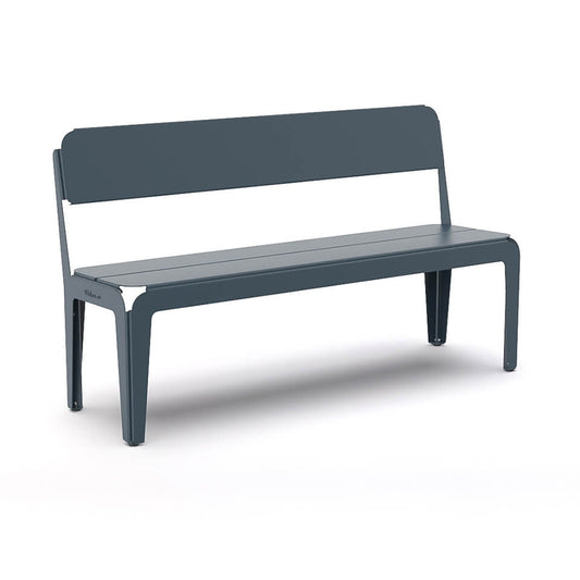 Bended Bench With Backrest